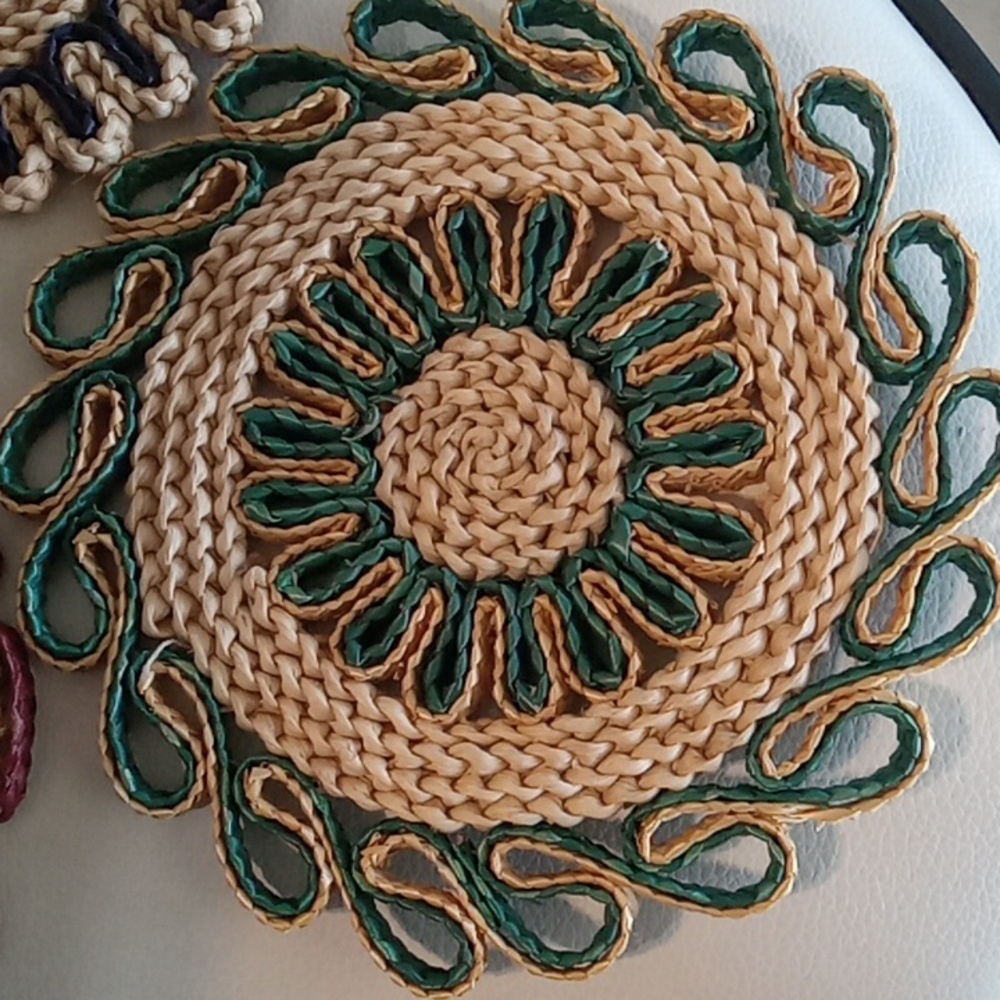 Artisan Crochet Pot Coaster Trio - Picture 5 of 6
